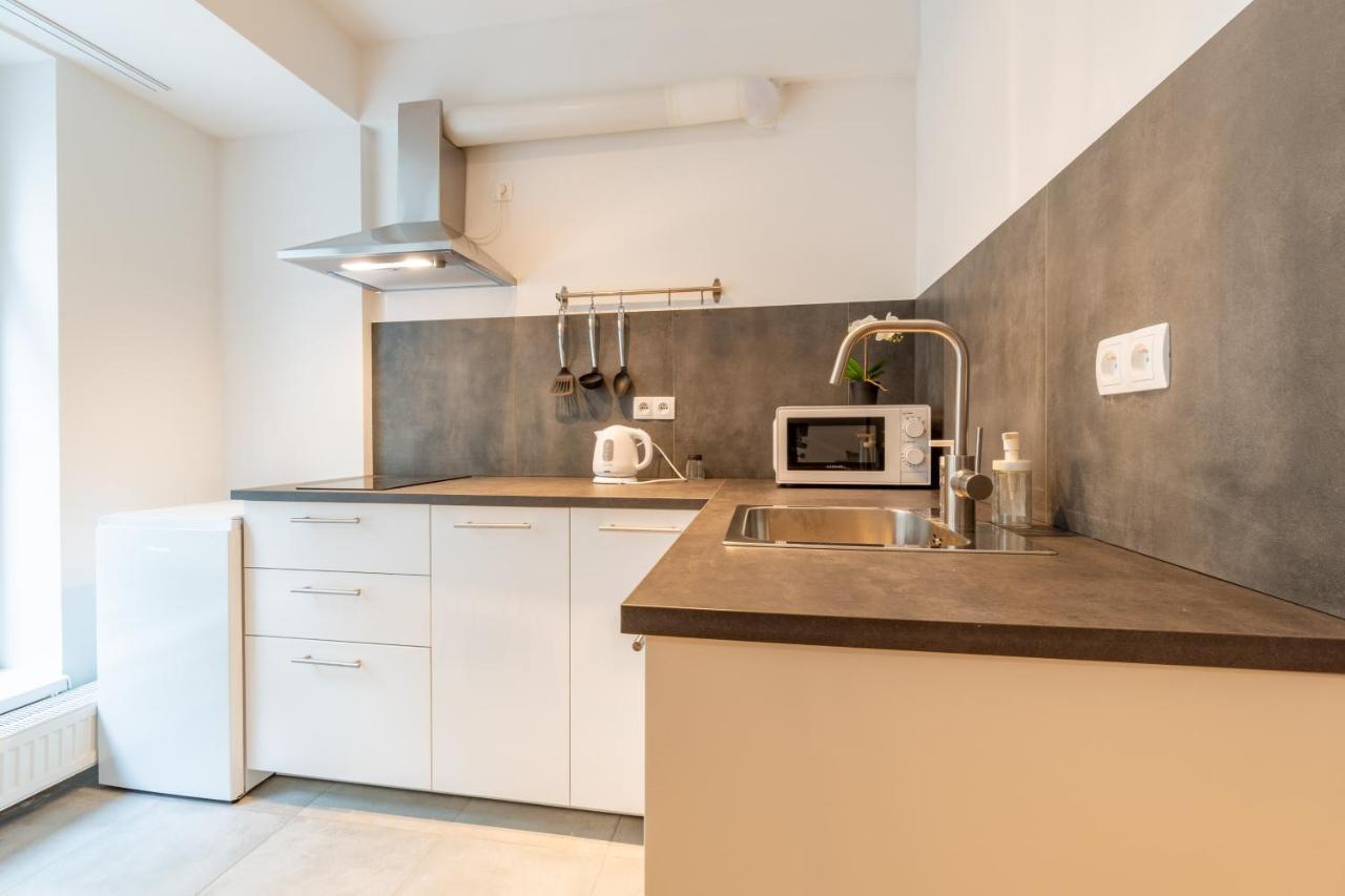 פראג Brand New Two Room Apartment #34 With Free Secure Parking In The Center מראה חיצוני תמונה